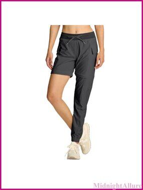Convertible Hiking Pants Lightweight Joggers Zip-Off Outdoors